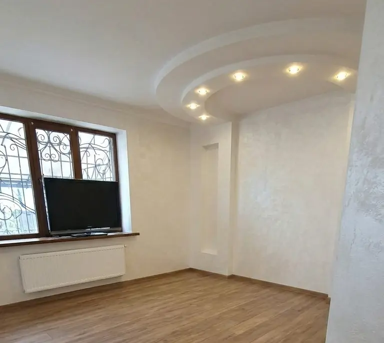 Wohnzimmer nach der Kernsanierung